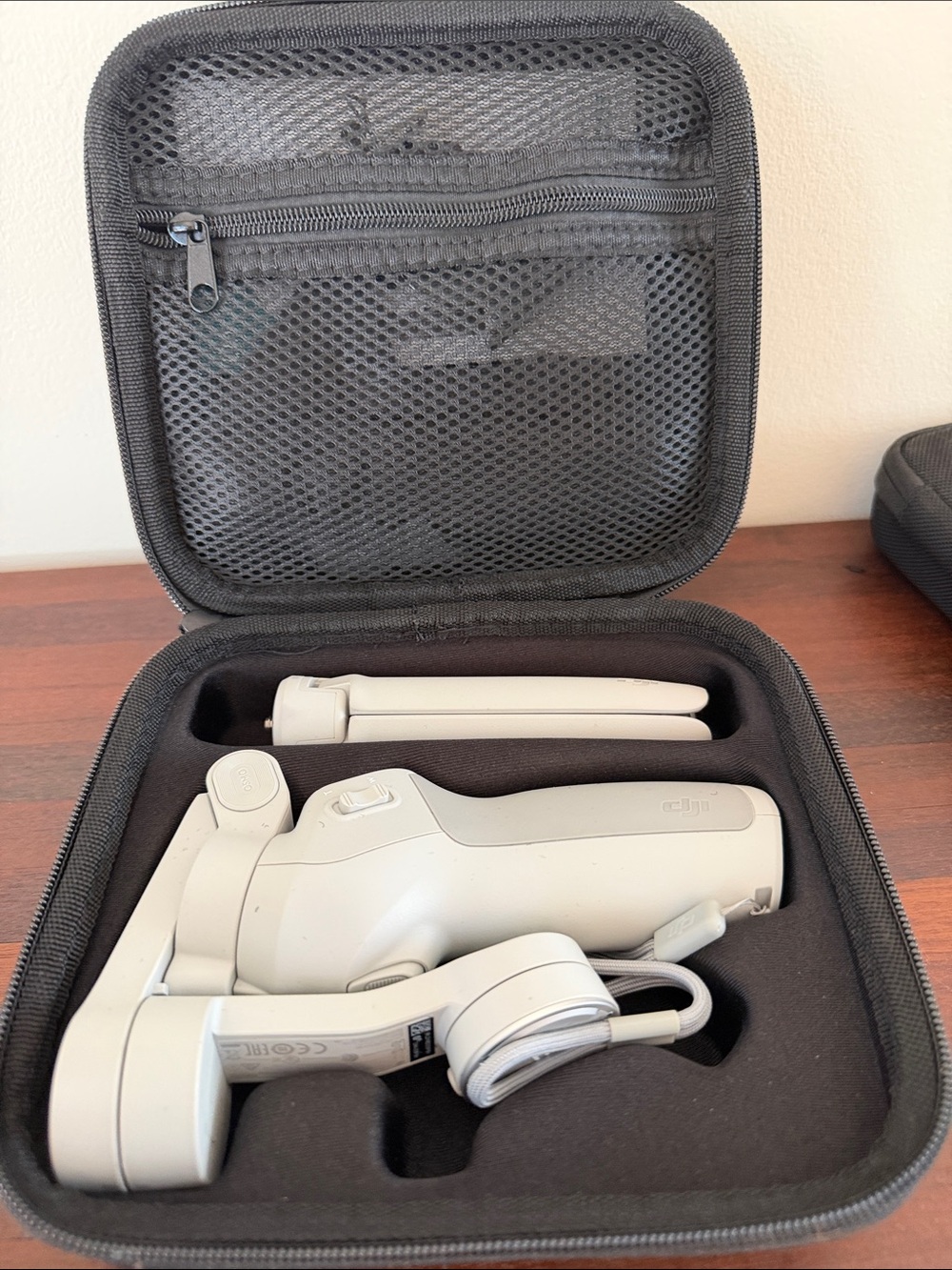 DJI White Handheld Gimbal Stabilizer with Protective Case